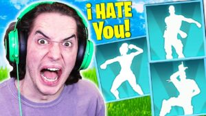 Trolling a FAMOUS YouTuber in Fortnite! (TikTok Emotes)