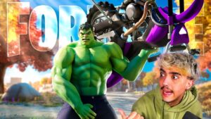 Un señor verde gigante ha llegado a fortnite (HULK)
