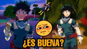 ¿VALE la PENA COMPRAR la SKIN IZUKU MIDORIYA en FORTNITE? Gameplay, Review y Opinión - Mane22