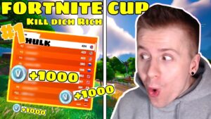ein *FORTNITE TURNIER* für *KILL DICH RICH* pro KILL 1.000VBucks ! [Teil1]