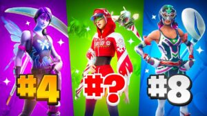 10 Najbardziej SPOCONYCH KOMBINACJI w Fortnite!