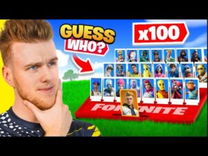 100 Player Fortnite Guess Who!