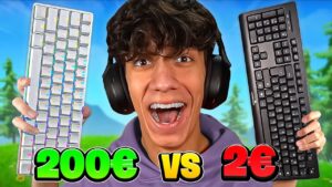 2€ vs 200€ TASTATUR in Fortnite Arena