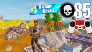 85 Elimination Solo Squads Gameplay "Zero Build" Wins (Fortnite Chapter 4)