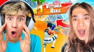 Ecco la FACCIA della BELLISSIMA RAGAZZA su Fortnite!! (Sono stato TROLLATO)