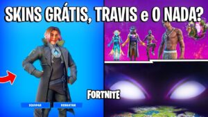 FORTNITE - 2 SKINS GRÁTIS KID LAROI, TRAVIS SCOTT e O NADA?