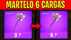 FORTNITE - POLÊMICA DOS MARTELOS AGORA COM 6 CARGAS!? ENTENDA