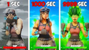 Fortnite Ale Co 1 SEKUNDĘ Dostajesz 1 HP (Fortnite Na Modach)