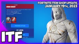 Fortnite Item Shop MARVEL SHOP IS BACK! [January 19th, 2023] (Fortnite Battle Royale)