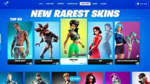 Fortnite NEW TOP 50 RAREST SKINS!