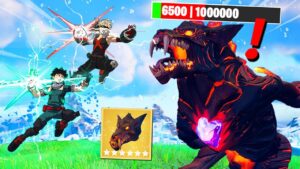 Fortnite added the FIRE WOLF BOSS...