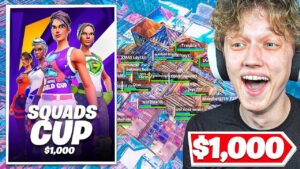 I Hosted a $1,000 SQUADS Tournament in Fortnite! (Chapter 4)