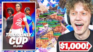I Hosted a $1,000 TRIOS Tournament in Fortnite! (Chapter 4)