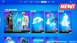 ICON SERIES The Kid LAROI Bundles & Emotes Item Shop Fortnite!