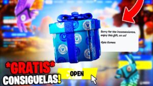 ¡INICIA SESIÓN AHORA para REGALO GRATIS en FORTNITE! 🎁😱
