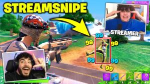 Ich STREAMSNIPE IHN mit HACKS bis er POLIZEI ANRUFT und das geschah ... Fortnite