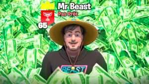 Je deviens MrBeast pendant 24H sur Fortnite... (je suis ruiné)