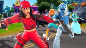 Je me suis FAIT CHASSER par 4 JOUEURS PRO sur FORTNITE ! 🥵