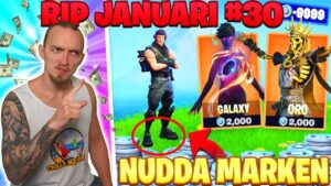 KÖPER SKINS FÖR VARJE GÅNG INTE NUDDAR MARK I FORTNITE *RIP JANUARI*