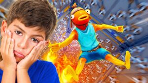 Mon ABONNÉ de 9 ans SUPPRIME FORTNITE si il ne fini PAS ce DEATHRUN !