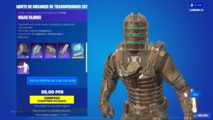 NUEVA SKIN DE *DEAD SPACE* NUEVA TIENDA FORTNITE HOY 23 DE ENERO *TIENDA DE FORTNITE*
