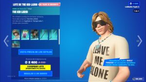NUEVA SKIN DE *KID LAROI* NUEVA TIENDA FORTNITE HOY 26 DE ENERO *TIENDA DE FORTNITE*