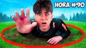 Sobreviví 100 DÍAS en un CIRCULO ROJO en Fortnite HARDCORE!