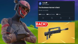 The Shockwave Hammer Is Back! (New Fortnite Update)