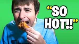 Trolling With GHOST PEPPER Wings.. (HE CRIED)