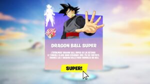 dragon ball super partie 2 sur fortnite !! (tous les skins et arme mythique)