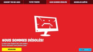 epic games a repoussé la mise à jour..