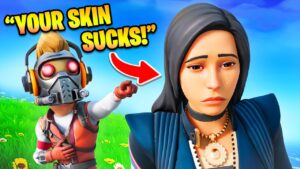 4 Year Old HATES my Icon Skin | Fortnite