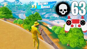 63 Elimination Solo Squads Gameplay "Build / Zero Build" Wins (Fortnite Chapter 4)