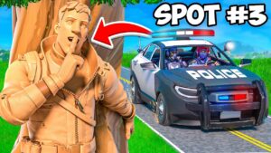 Busting HIDDEN TikTok Hiding Spots in Fortnite!