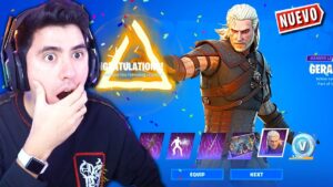 DESBLOQUEANDO a GERALT THE WITCHER Y PASA ESTO en FORTNITE - JorgeIsaac115