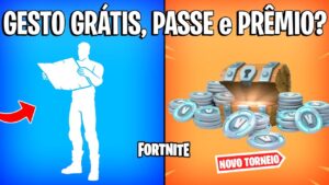 FORTNITE - GESTO GRÁTIS, PRÊMIO TORNEIO SECRETO e PASSE DE BATALHA?
