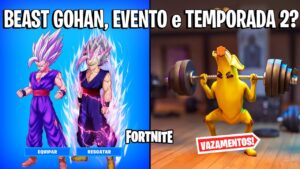 FORTNITE - GOHAN BEAST ESTILO, TEMPORADA 2 MAPA e PRIMAVERA EVENTO?
