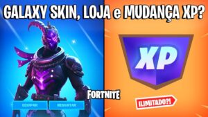 FORTNITE - SKIN GALAXY SAMSUNG, LOJA e MUDANÇA XP SEMANAL?