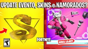 FORTNITE - UPDATE EVENTO LADRÕES, LOJA DIA NAMORADOS e SKINS?