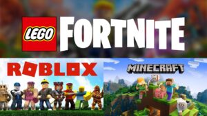 FORTNITE VAI BATER DE FRENTE COM MINECRAFT E ROBLOX