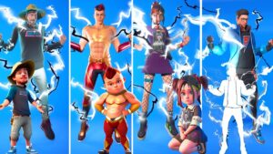 Flakes Power Emote with BABALITY on other Fortnite Skins (Funny & Cute)