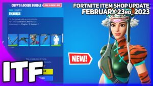 Fortnite Item Shop *NEW* CRYP'S LOCKER BUNDLE & MORE! [February 23rd, 2023] (Fortnite Battle Royale)