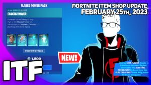 Fortnite Item Shop *NEW* FLAKES POWER SET! [February 25th, 2023] (Fortnite Battle Royale)