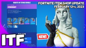 Fortnite Item Shop *NEW* HEARTS OF STONE BUNDLE! [February 12th, 2023] (Fortnite Battle Royale)