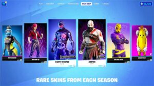 Fortnite RARE Skin from EACH Season..!