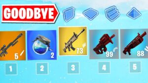 Fortnite is vaulting EVERYTHING