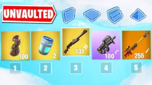 Fortnite unvaulted EVERYTHING..