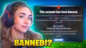 I Got BANNED On Fortnite Before FNCS!