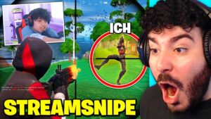 Ich STREAMSNIPE IHN bis er sein HANDY ZERSTÖRT und das passierte ... Fortnite