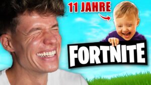 Ich spiele FORTNITE mit einem 11 Jährigen KIND 😂